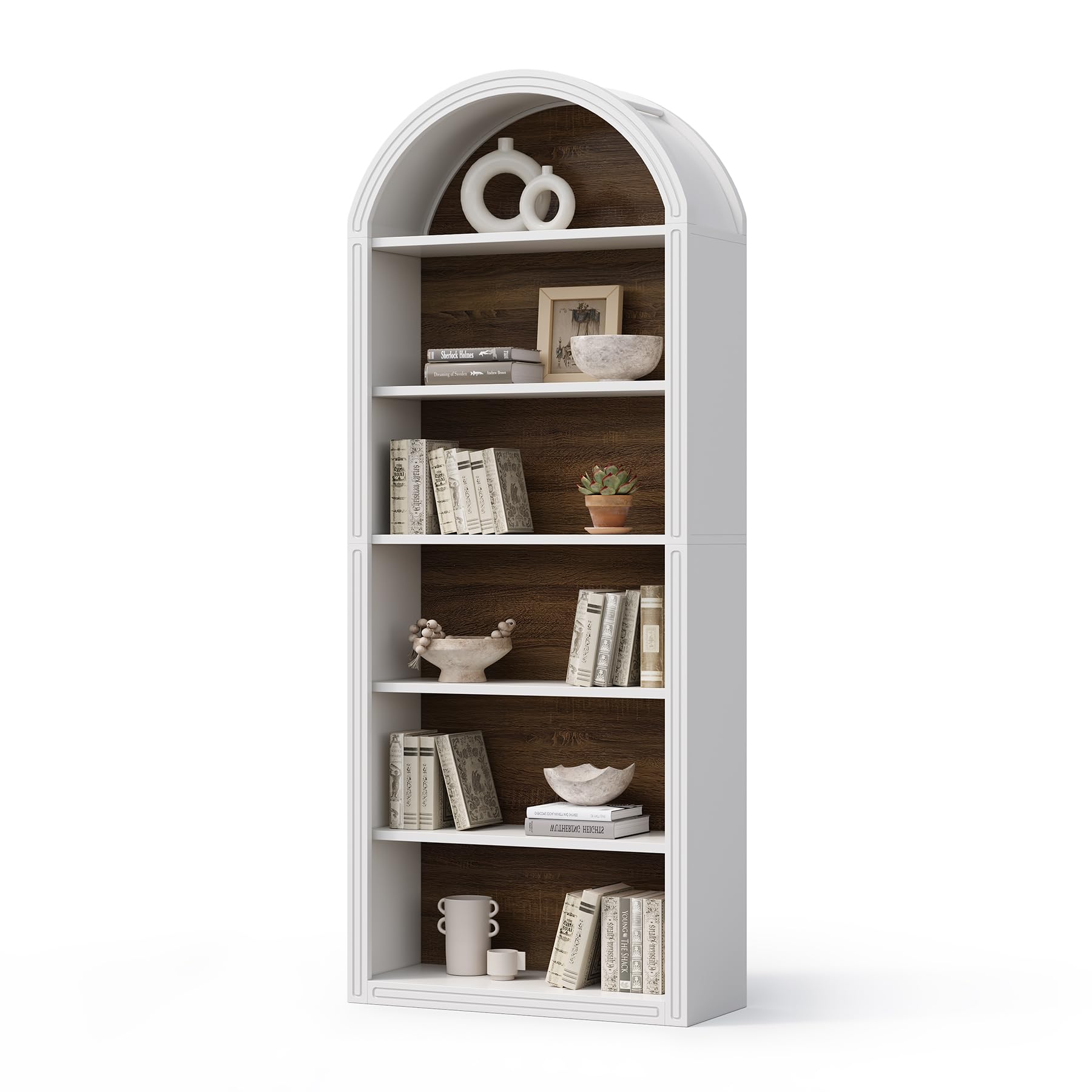 Amazon.com: LITTLE TREE 6-Tier Bookcase, 77